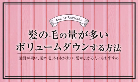 髪の量が多いも解決 1 000円以下で濡れ髪風1日キープで量を抑える方法 みっこむ