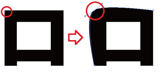 【超簡単】イラストレーターで文字を加工したロゴの作り方4つ03