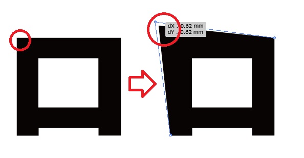 【超簡単】イラストレーターで文字を加工したロゴの作り方4つ04